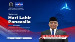 Saeful Bachri mengajak masyarakat mengamalkan nilai-nilai Pancasila sebagai pedoman dalam kehidupan bermasyarakat, berbangsa, dan bernegara.