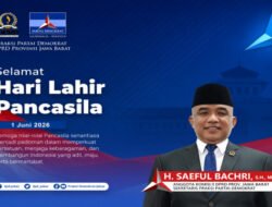 Peringati Hari Lahir Pancasila, Saeful Bachri Ajak Masyarakat Perkuat Persatuan dan Semangat Kebhinekaan