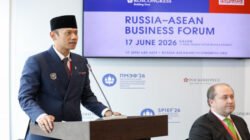 AHY menegaskan komitmen Indonesia untuk menjadi jembatan strategis antara ASEAN dan kawasan Eurasia sekaligus mendorong agenda pembangunan.