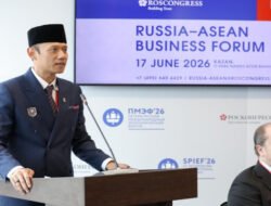 Di Rusia, Menko AHY Tegaskan Indonesia Siap Jadi Jembatan ASEAN–Eurasia dan Motor Infrastruktur Hijau Kawasan