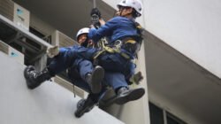 Pusat Pengembangan Sumber Daya Manusia Geologi, Mineral dan Batubara (PPSDM Geominerba) menyelenggarakan Pelatihan Vertical Rescue Angkatan 1