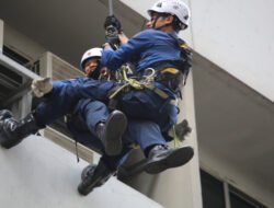PPSDM Geominerba Tingkatkan Kompetensi Personel Penyelamatan Lewat Pelatihan Vertical Rescue