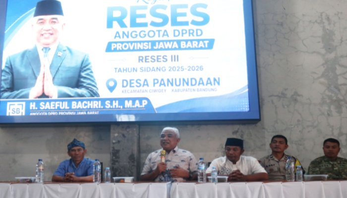 Angota Komisi II DPRD Provinsi Jabar H. Saeful Bachri menyerap berbagai aspirasi masyarakat dalam kegiatan Reses III Tahun Sidang 2025–2026.