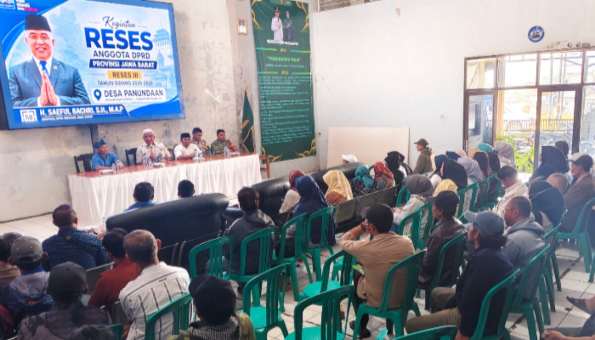 H. Saeful Bachri, menerima aspirasi masyarakat terkait kualitas Program Makan Bergizi Gratis (MBG) saat Reses III Tahun Sidang 2025–2026.