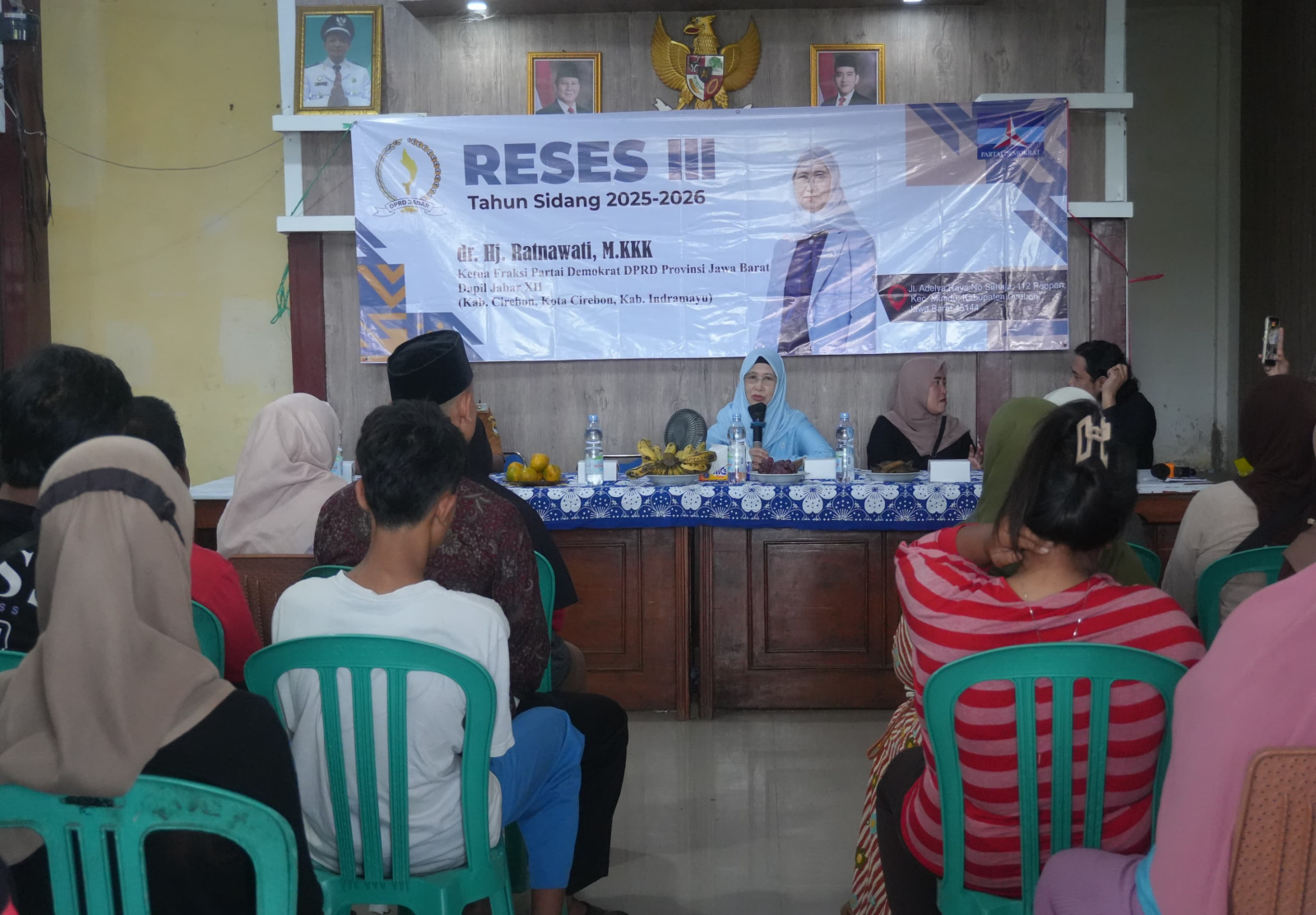 Hj. Ratnawati, kembali menyapa dan berdialog langsung dengan masyarakat dalam agenda Reses Tahun Sidang 2025-2026.