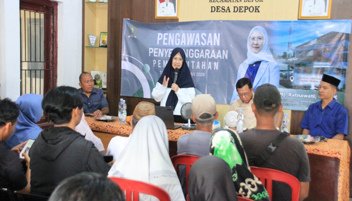 Hj. Ratnawati, kembali turun langsung menemui masyarakat dalam kegiatan Pengawasan Penyelenggaraan Pemerintahan Tahun Anggaran 2026.