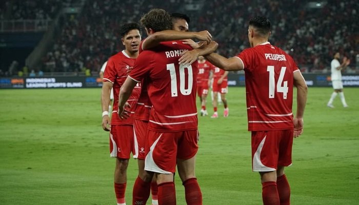 Timnas Indonesia sukses membantai timnas Oman 3-0 pada FIFA Matchday Juni 2026 di SUGBK, Senayan Jakarta, Jumat (5/6/2026) malam.