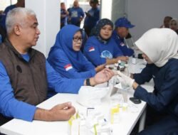 Gerakan Langit Biru Indonesia Asri, Demokrat Kabupaten Bandung Hadirkan Pemeriksaan Kesehatan Gratis