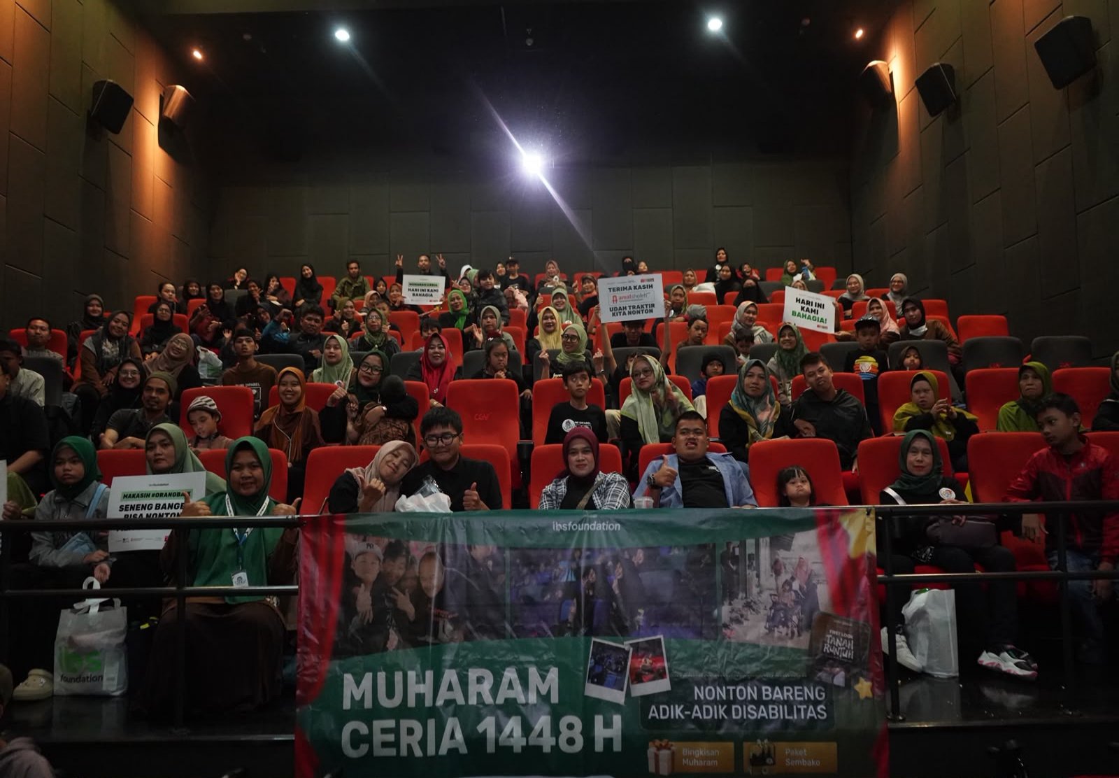 IBS Foundation menggelar kegiatan Muharram Ceria dengan mengajak anak-anak disabilitas dari Bumi Difabel Istimewa.