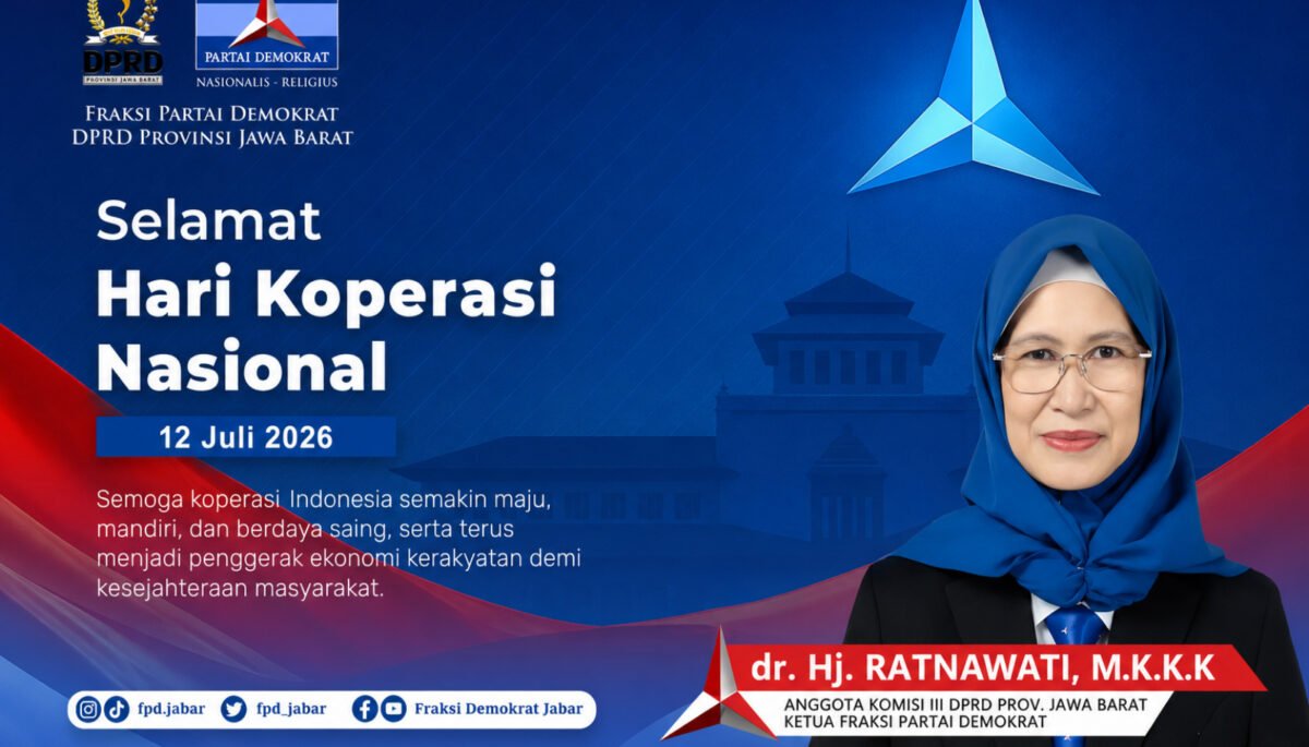 Hj. Ratnawati, mengucapkan selamat memperingati Hari Koperasi Nasional 2026 yang diperingati setiap 12 Juli. 
