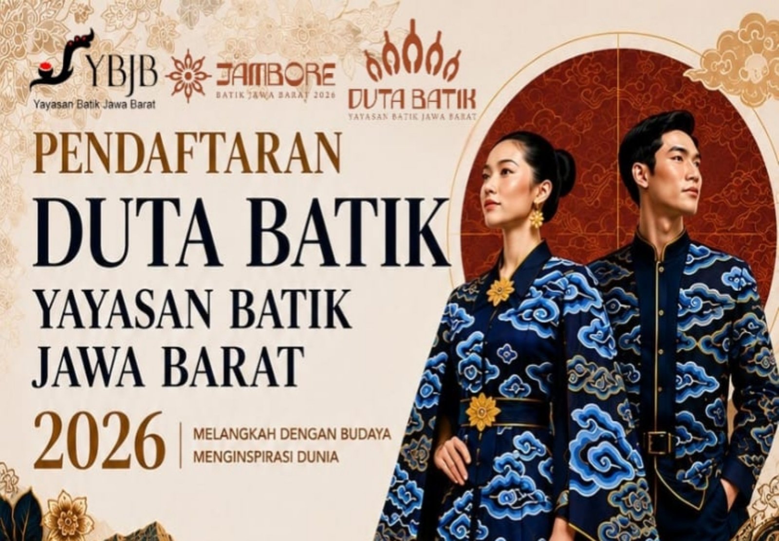 YBJB secara resmi membuka pendaftaran Duta Batik YBJB 2026 dengan tema "Melangkah dengan Budaya, Menginspirasi Dunia".