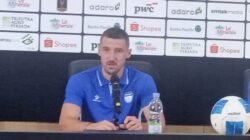 Striker Balsa Sekulic senang bisa mencetak gol perdana saat Persib mengalahkan DPMM FC 1-0 pada laga penyisihan Grup A Piala Presiden 2026.