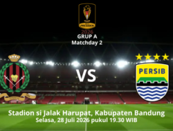 Ini Susunan Pemain Persib vs DPMM FC di Penyisihan Grup A Piala Presiden 2026