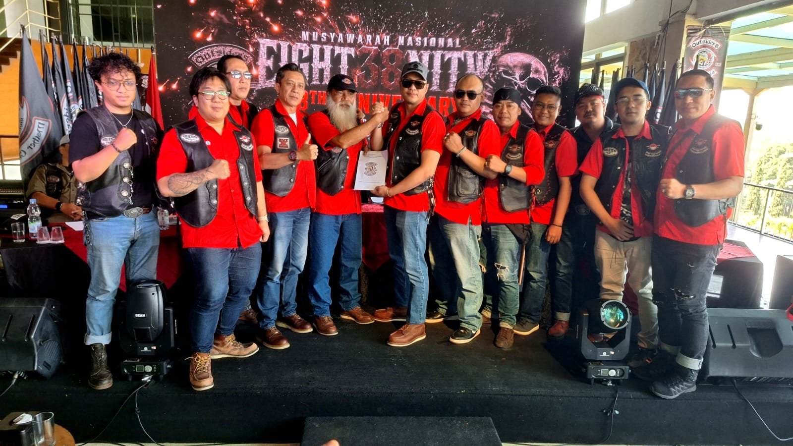 MMC Outsider Indonesia Gelar Munas dan Anniversary ke-38 di Bandung. (foto: juaranews/rahman)