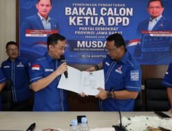 Pendaftaran Calon Ketua DPD Demokrat Jabar Resmi Ditutup, Anton Suratto Calon Tunggal