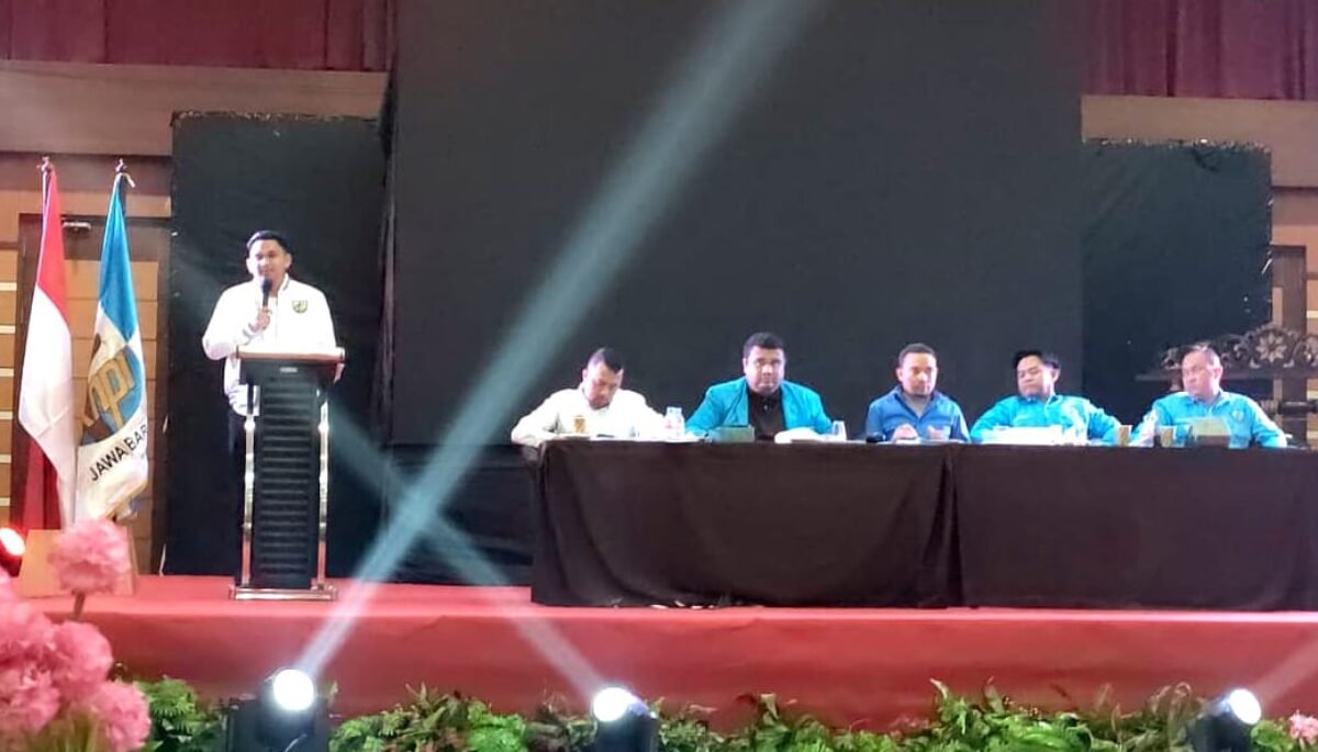 Musyawarah Daerah (Musda) DPD KNPI Jawa Barat yang berlangsung di Grand Asrilia Hotel, Kota Bandung, Selasa (18/8/2026). (foto: knpi jabar)
