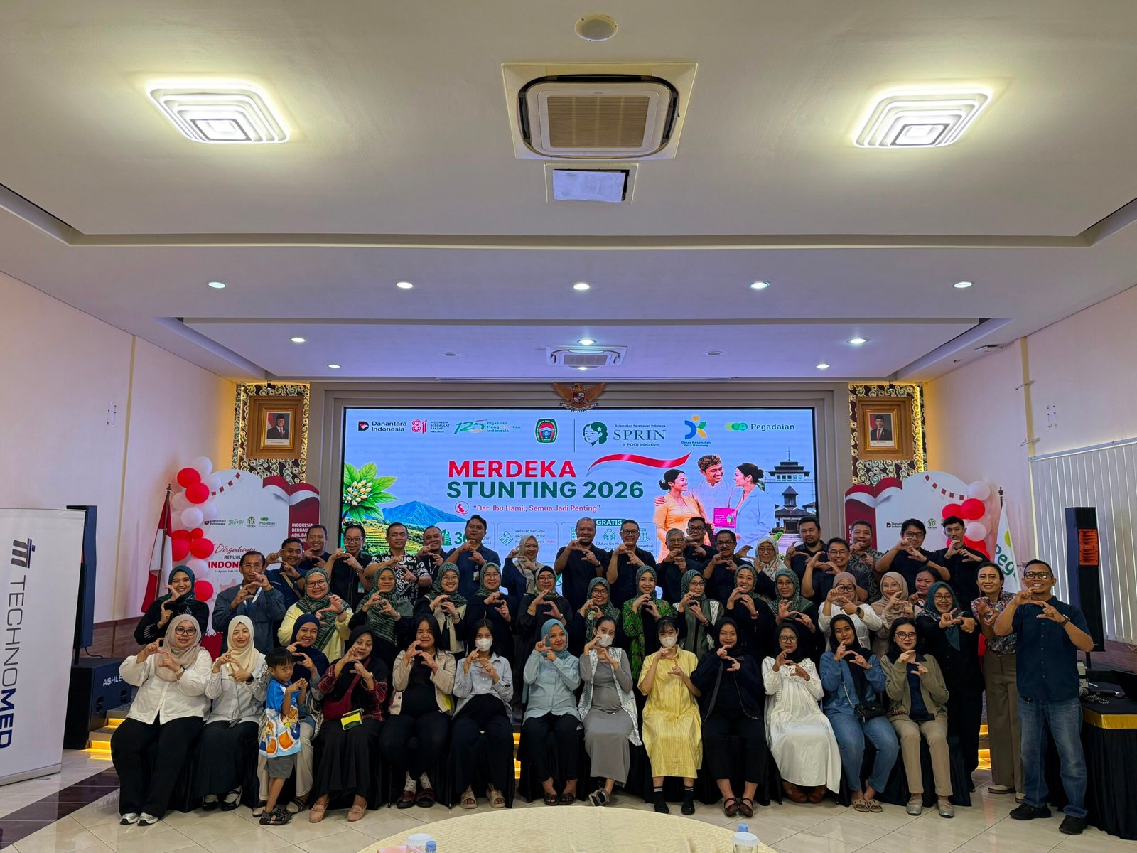 Pegadaian Jabar Bersama POGI Gelar Merdeka Stunting 2026
