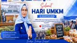 Hj. Ratnawati, menyampaikan apresiasi mendalam sekaligus ucapan selamat memperingati Hari UMKM Nasional yang jatuh pada 12 Agustus 2026.