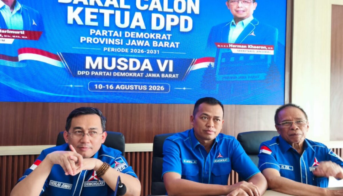 H+3 Penutupan, Baru Satu Bakal Calon Yang Daftar Ketua DPD Demokrat Jabar