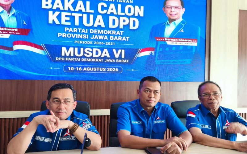 H+3 Penutupan, Baru Satu Bakal Calon Yang Daftar Ketua DPD Demokrat Jabar