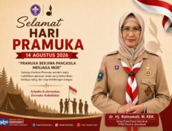 Hari Pramuka, Hj. Ratnawati Ajak Generasi Muda Amalkan Satya dan Darma