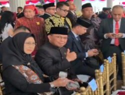 Hj. Ratnawati dan H. Herman Khaeron Hadiri Upacara HUT ke-81 RI di Istana Negara