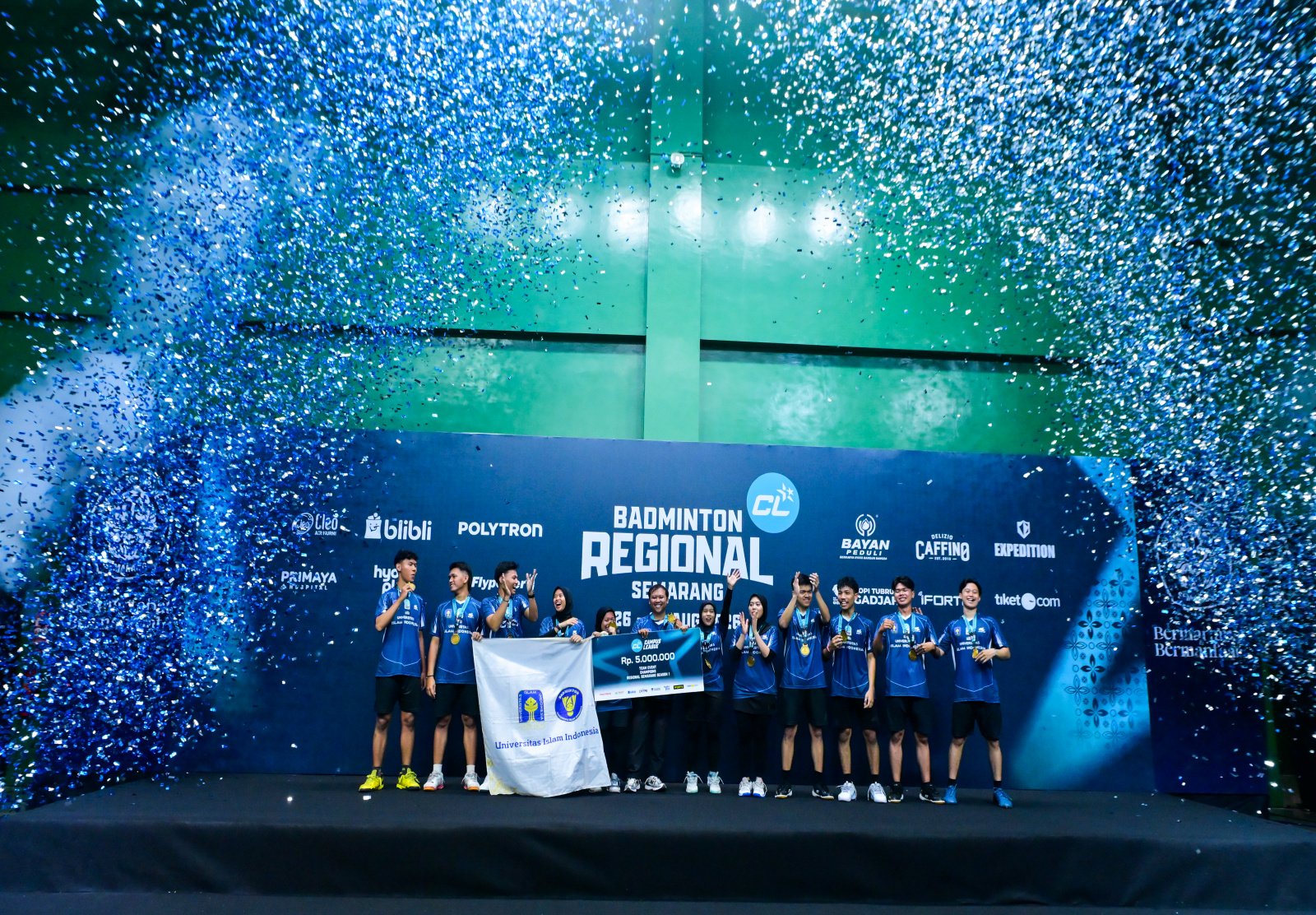 Campus League Badminton Regional Semarang menuntaskan rangkaian pertandingan di Polytron Stadium, Universitas Diponegoro.