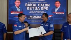 DPD Bintang Muda Indonesia mendukung penuh Anton Sukartono Suratto untuk kembali menjadi Ketua DPD Partai Demokrat Jabar periode 2026-2031.