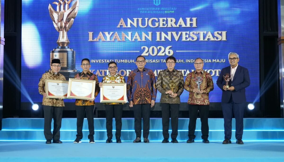 Pemkot Bandung Raih Penghargaan Nasional Layanan Investasi 2026