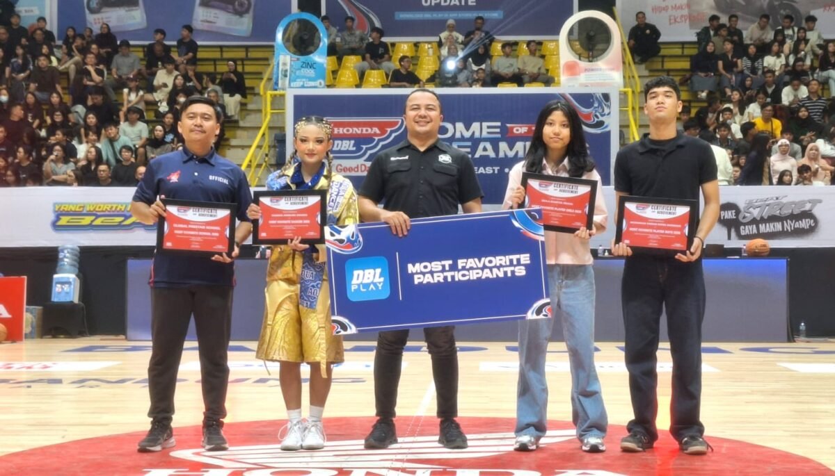 Vanessa Angelina Ukir Prestasi di DBL West Java-East 2026, Sabet Gelar Most Favorite Dancer. (foto:juaranews/rahman)