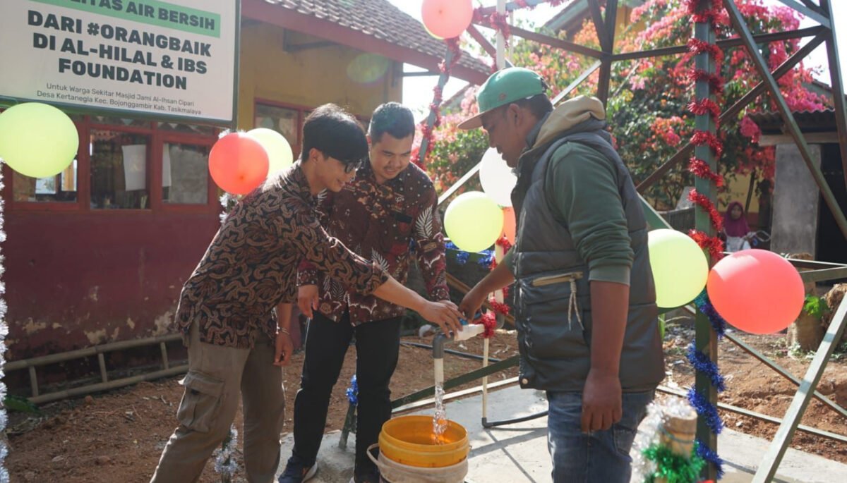 IBS Foundation Bersama Al Hilal Resmikan Sumur Bor untuk Warga Bojonggambir, Tasikmalaya