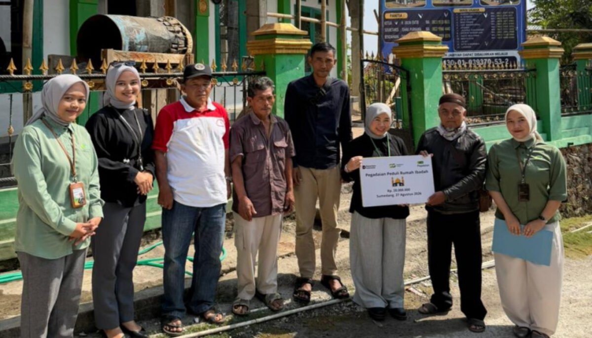 Pegadaian Jabar Salurkan Bantuan Lewat Program Peduli Rumah Ibadah