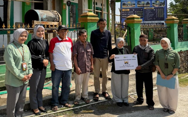 Pegadaian Jabar Salurkan Bantuan Lewat Program Peduli Rumah Ibadah