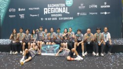 Universitas Bina Nusantara (BINUS) Jakarta menjuarai Campus League Badminton Regional Bandung kategori beregu.