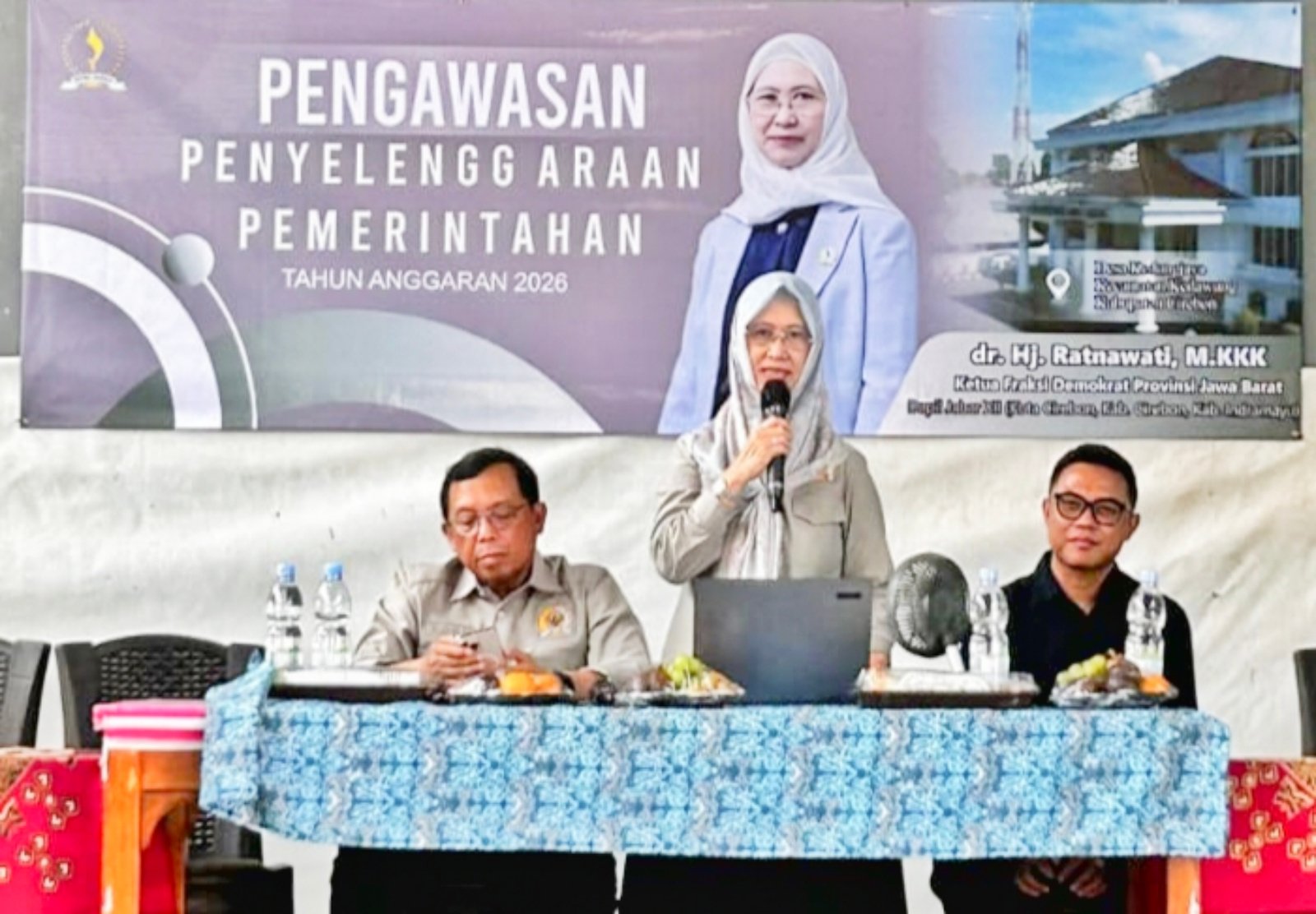 Anggota DPRD Provinsi Jawa Barat Hj. Ratnawati melaksanakan kegiatan Pengawasan Penyelenggaraan Pemerintahan Tahun Anggaran 2026.