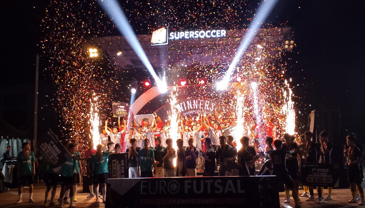 JCI Chapter Bandung dan UPI Bandung sukses mengukuhkan diri sebagai kampiun SuperSoccer Euro Futsal Championship 2026. 
