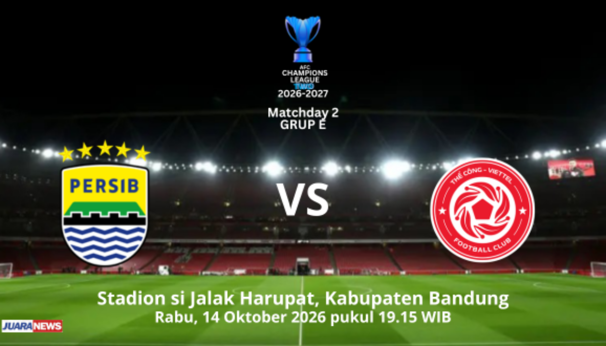 Ini Susunan Pemain Persib vs Cong-Viettel di Matchday 2 ACL Two
