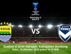 PERSIB BANDUNG VS MELBOURNE VICTORY: Tekad Pertahankan Puncak Klasemen Grup E ACL Two