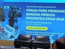Jaga Ketahanan Nasional, Gubernur Lemhannas Dorong Pers Tetap Kritis dan Independen