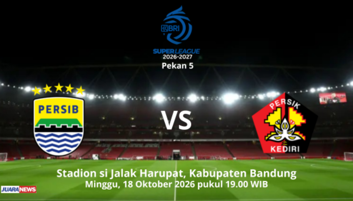 PERSIB VS PERSIK: Lanjutkan Tren Kemenangan, Tembus Papan Atas Super League