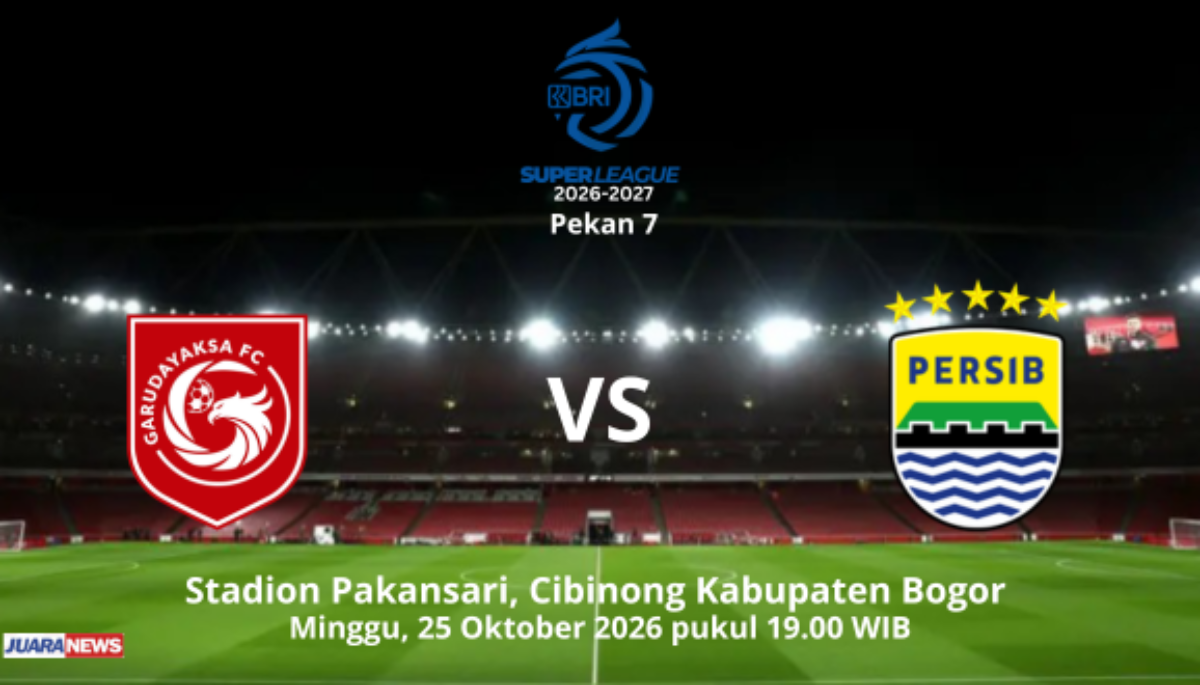 Persib kembali melakoni laga berat di tengah padatnya jadwal di Super League 2026-2027, menghadapi Garudayaksa FC, Minggu (25/10/2026) malam.